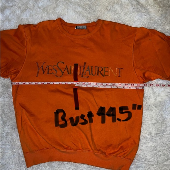 Vintage Saint Laurent Embroidered Sweatshirt - Picture 12 of 16